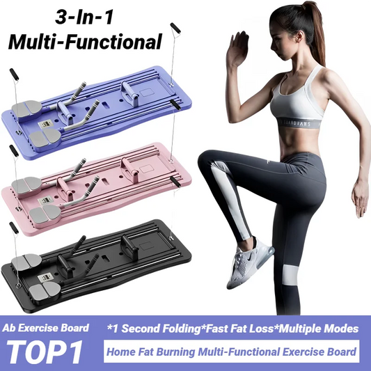 Multifunctional Fitness Board Abdominal Push Up Plate Pilates Ab Core Workout Equipment Trainer Muscle Curling For Home