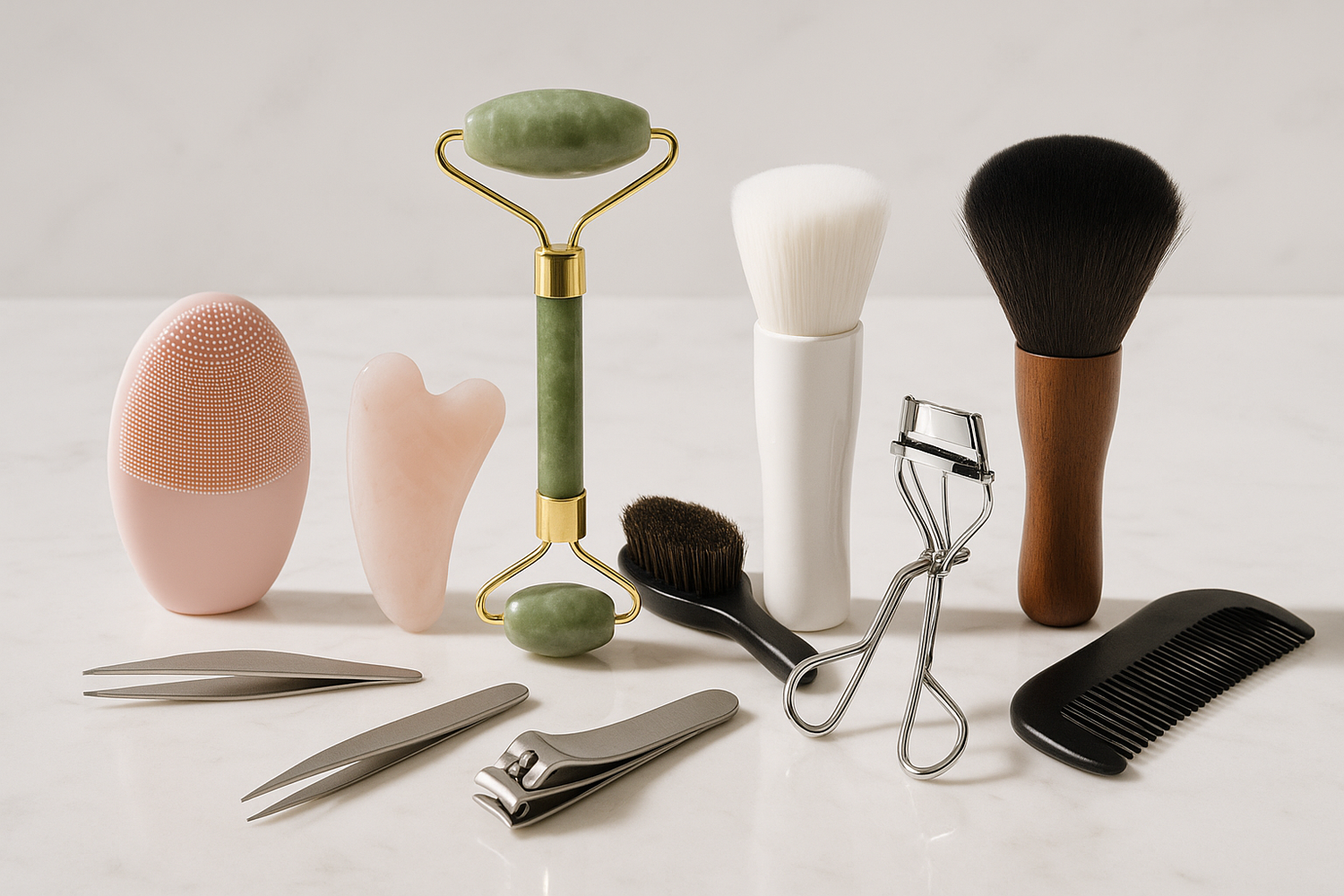 un bon  photo pour bien publier les outils  de beaute pour les hommes et femmes