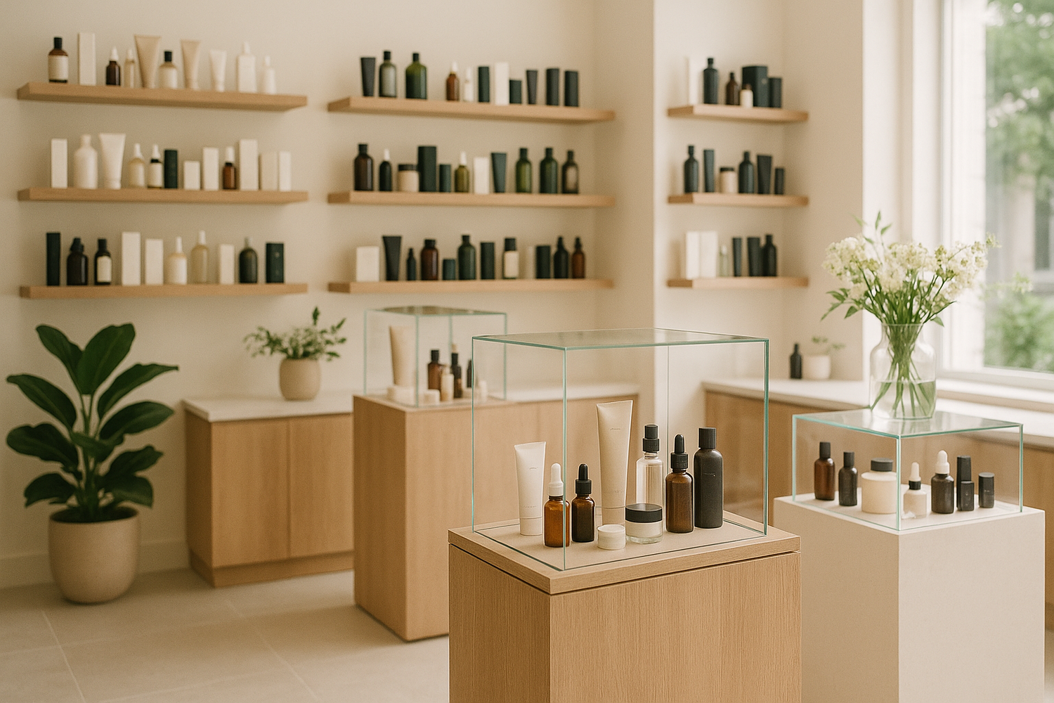 un bon photo pour un boutique  beaute pure pour les femmes et hommes
